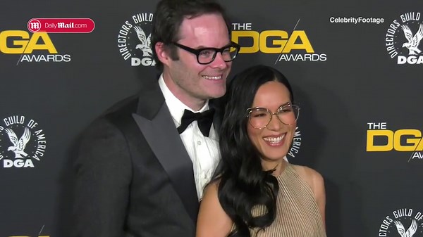 Ali Wong lovingly poses with Bill Hader at the 2025 DGA Awards