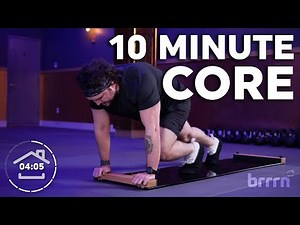 10 Minute Core Strength | Slide Board Workout | Feat. Brrrn Founder, Jimmy T. Martin
