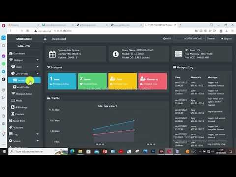 Mikhmon: Création de tickets pour la vente du WiFi.