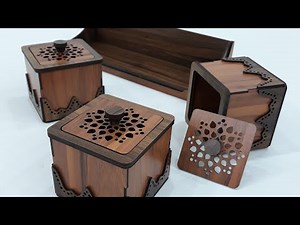 How to Craft a Beautiful Wooden Storage Box Set | DIY Woodworking Project