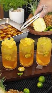 Make pineapple and kumquat juice in just a few simple steps. #caogiang #food #cooking #caogiangchef
