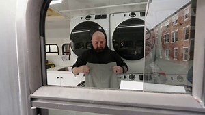 A retired police officer found a new calling with a mobile laundry bus, washing clothes for people who are homeless and offering dignity, one load at a time. Steve Hartman goes On the Road to Fresh Step Laundry in Maryland. | CBS Evening News
