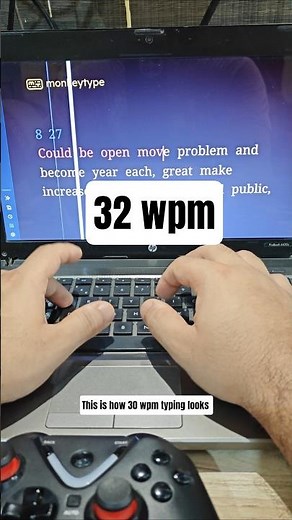 This is how 30 wpm typing looks like #typing #slowtyping