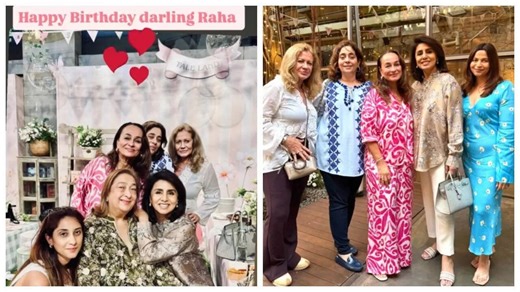 Raha Kapoor's birthday bash: Neetu Kapoor and Soni Razdan share photos from 'fam-jam', cute Peppa Pig puppet show