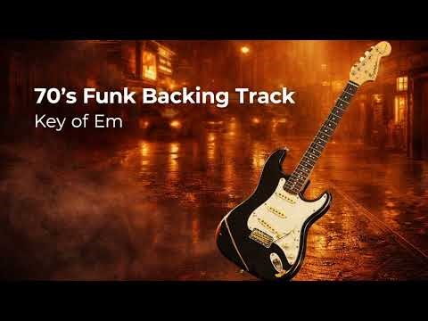 70's Funk Backing Track - Key of Em