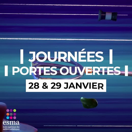🏆 La 7e Meilleure École d'Animation 3D au monde vous ouvre ses portes ! l'ESMA fait ses Portes Ouvertes à Montpellier les 28 & 29 janvier! d'infos ➡ https://bit.ly/JPO-ESMA-3D | ESMA Ecole Supérieure des Métiers Artistiques