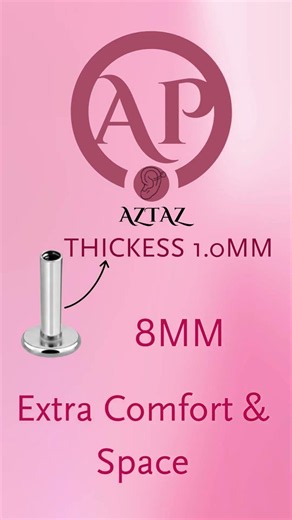 6mm vs 8mm Labret – Which One Should You Choose 1