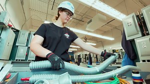 Listen to Ella Reding talk about what she likes about being an Ibew...