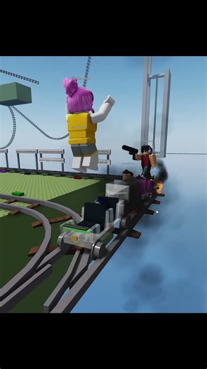 Exploding Carts 2 #roblox #robloxshorts #humor