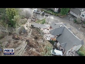 Bellevue home collapses while family was asleep inside | FOX 13 Seattle