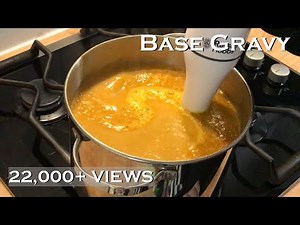 How to make CURRY BASE GRAVY the way it's done in Indian Restaurants and takeaways