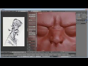 Frankenstein Blender Sculpting Timelapse