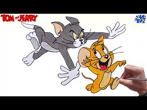 How to Draw Tom and Jerry Step by Step