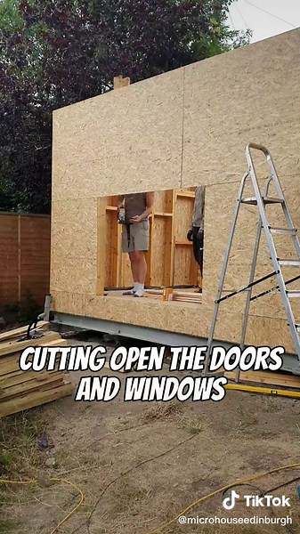 DIY Micro House Construction Using OSB: Timber Frame Self-Build Project