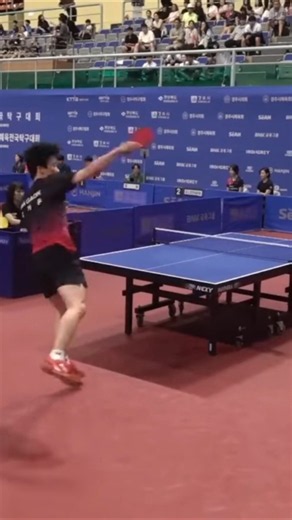 김가온 : 2026 제42회 대통령기 전국탁구대회 남자단체전 단식 결승전. #tabletennis