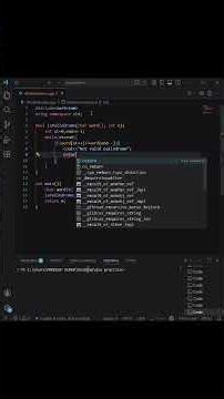 palindrome problem in c++ #codewithlogic #coding #logic #programming #dsa