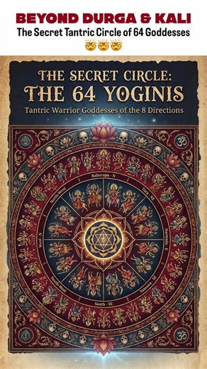 THE 64 YOGINIS🤯🕉️ #maa #god #sanatandharma #shorts