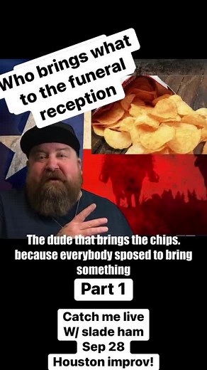 413K views · 10K reactions | Who brings what to the funeral part 1 #Comedy #comedyreels #funeral #bbq #grief #food | Jerry Wayne Longmire | Facebook