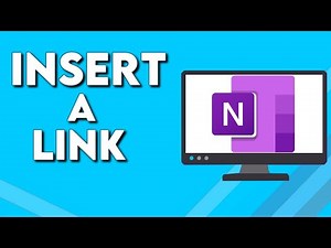 How To Insert a Link on Microsoft OneNote