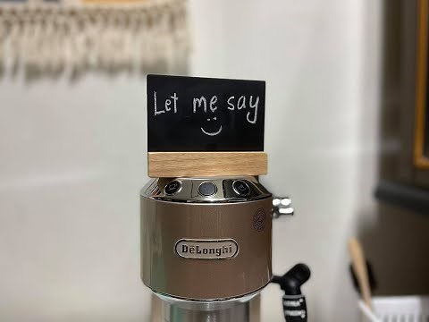 Delonghi EC785 เริ่มใช้งานครั้งแรก ตั้งปริมาณน้ำ | First use the coffee machine