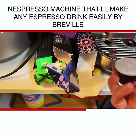 Nespresso machine that'll make any espresso drink easily by Breville