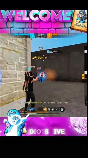 1 VS 4 CLUTCH 😱🔥 LAST SECOND HEADSHOT! #shortsfeed #freefire #trinding