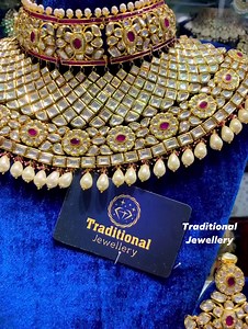 2.9K views · 158 reactions | Gorgeous bridal full jewellery set ♥️♥️ AC brand jewellery Imported from Mumbai Original kundan and ruby stones are used  | Traditional Jewellery | Facebook