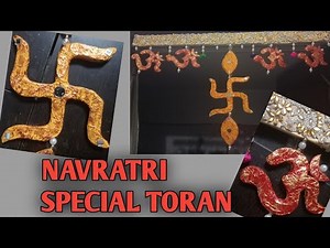 DIY TORAN MAKING IDEAS! DIY TORAN! NAVRATRI AND DIWALI TORAN!