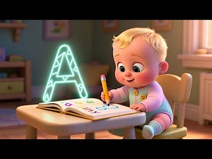 Baby Study ABC Corner 📚🔤 Fun Alphabet Song for Kids | Learn ABC Letters with Baby