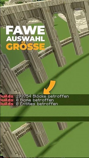 How to find the size of a FAWE selection 💯 #minecraft #minecraftbuilding
