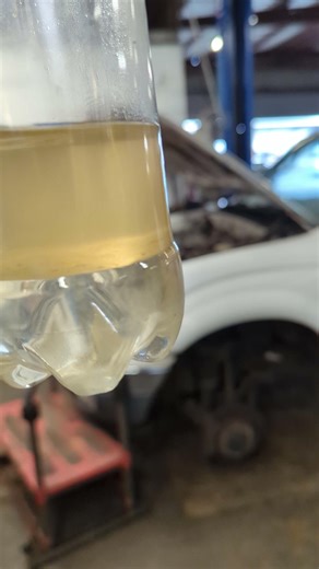 The gas tank got a hole.