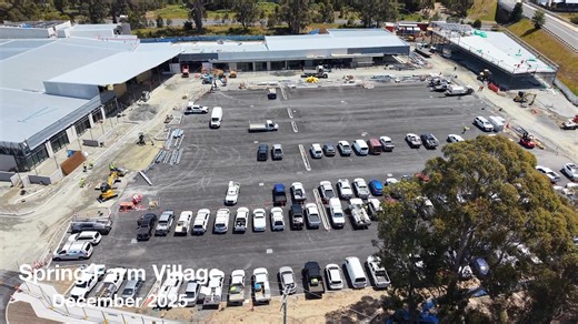 Check out our latest construction update — great progress is happening across the site! - Tenancy fitouts are underway, with internal partitions now being closed in with plasterboard. HVAC units have been installed, and cable trays are being completed to enable electricians to commence their works. The tenancies will then take possession of the units in the new year to complete their respective fitouts. - The external facades are taking shape, with the centres feature parapet being installed abo
