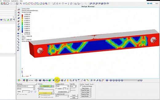 OptiStruct拓扑优化-端板