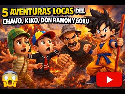 5 CRAZY ADVENTURES OF EL CHAVO, KIKO, DON RAMON AND GOKU