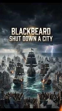 BLACKBEARD HELD AN ENTIRE CITY HOSTAGE | #Blackbeard #Pirates #PirateHistory #HistoryShorts