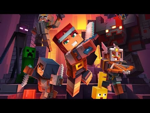 Minecraft dungeons (fan made) gameplay and download 📱