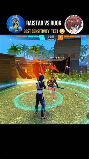 😱 RUOK vs Raistar 👑 Best Sensitivity Showdown 🔥 100% Red Number Challenge ⚡ Free Fire Max