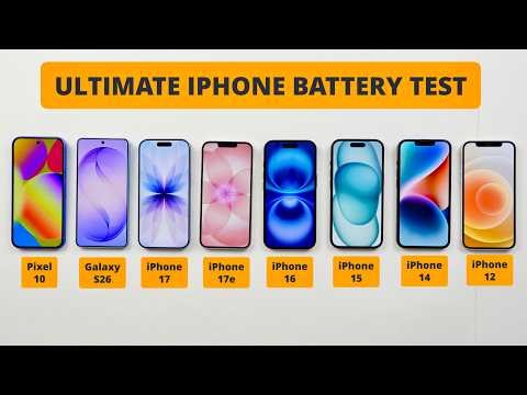 iPhone 17e Letdown? Battery Test Between iPhone 12, 14, 15, 16, 17e, 17, Galaxy S26 & Pixel 10
