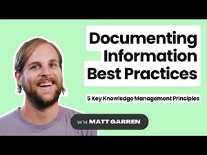 Documenting Information Best Practices