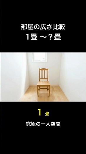 部屋の広さを徹底比較！一畳〜？畳#shorts
