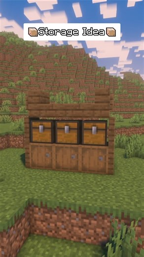 Aesthetic Survival Storage Wall in Minecraft! 📦✨