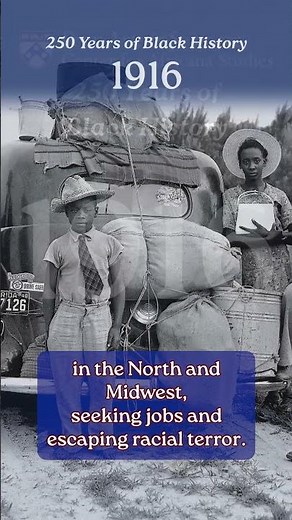 #250yearsofblackhistory: 1916 - The Great Migration accelerates