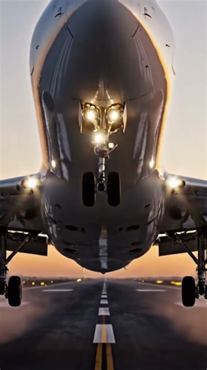 Hyper-Realistic ASMR Plane Takeoff | Ultra Long Distance Front View | Immersive Aviation Sounds