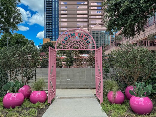 Pinktastic Swim Club Opens in Downtown Austin - Austin
