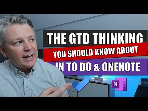 Using Microsoft To Do and OneNote together GTD style