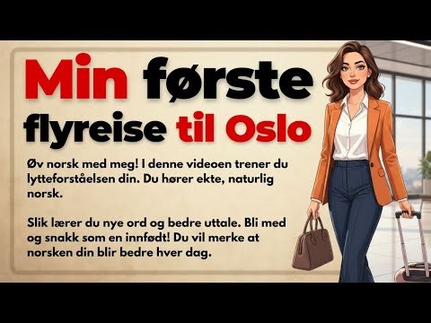 Learn Norwegian Fast with Shadowing | The Secret to Speaking Fluently (A1–A2)