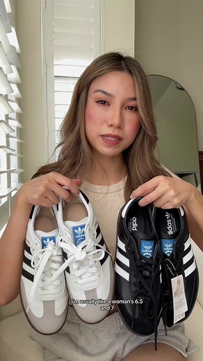 Adidas Sambas sizing & differences! #adidas #adidassamba #musthave #summersneakers #styletips #summershoes