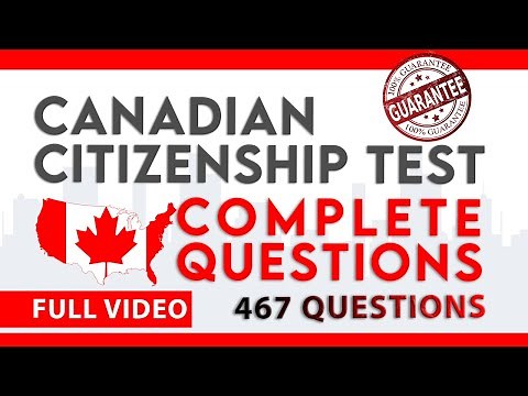 2026 NEW CANADIAN CITIZENSHIP TEST― Real Practice Questions ― All Questions #canadiancitizenshiptest