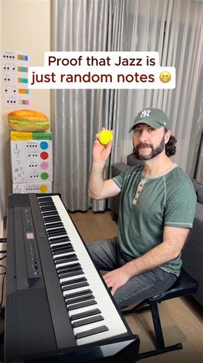 Proof that Jazz is just random notes😁 #music #musician #pianist #funny #memes