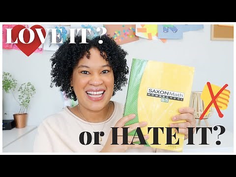 "HONEST" SAXON 6/5 HOMESCHOOL MATH & NICOLE THE MATH LADY REVIEW // DO WE LOVE IT? OR HATE IT ?